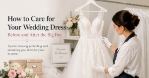 How to Care for Your Wedding Dress Before and After the Big Day