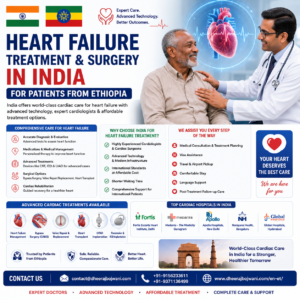 Heart Failure Treatment and Surgery in India for Patients from Ethiopia
