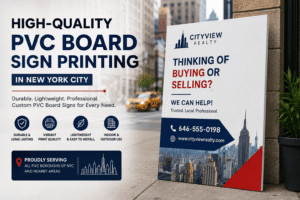 High-Quality PVC Board Sign Printing in New York City