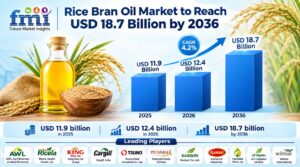 Rice Bran Oil Market to Reach USD 18.7 Billion by 2036