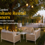 What Garden Furniture Rental Planners Should Consider Around Trees, Paths and Landscaping 3 What Garden Furniture Rental Planners Should Consider Around Trees, Paths and Landscaping