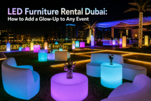 LED Furniture Rental Dubai: How to Add a Glow-Up to Any Event 1 LED Furniture Rental Dubai: How to Add a Glow-Up to Any Event