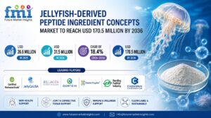 Jellyfish-Derived Peptide Ingredient Concepts Market to Reach USD 170.5 Million by 2036 Driven by Nutricosmetics, Collagen Peptide Leadership