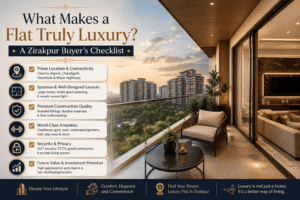 What Makes a Flat Truly Luxury? A Zirakpur Buyer's Checklist 1 What Makes a Flat Truly Luxury? A Zirakpur Buyer’s Checklist