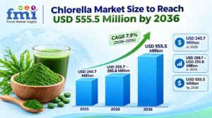 Chlorella Market Size to Reach USD 555.5 Million by 2036, Driven by Plant-Based Superfood Demand