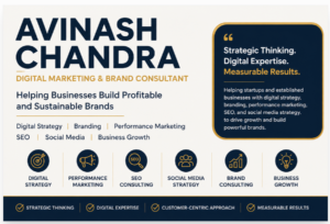 Avinash Chandra: Digital Marketing, Branding and Business Growth Expert 1 Avinash Chandra: Digital Marketing, Branding and Business Growth Expert