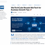 Digital Strategy MarTechCube Reveals MarTech Business Growth