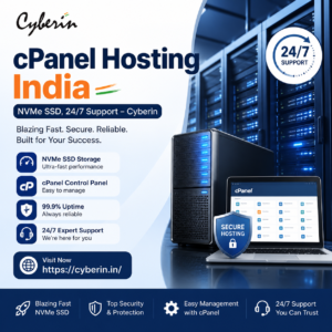 cPanel Web Hosting India | Blazing NVMe SSD Speed & Round-the-Clock Support