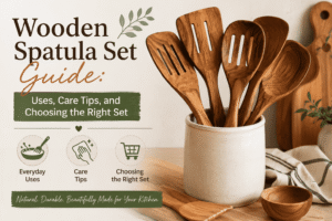 Wooden Spatula Set Guide: Uses, Care Tips, and Choosing the Right Set 1 Wooden Spatula Set Guide: Uses, Care Tips, and Choosing the Right Set