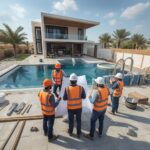 lucid origin Create a premium photorealistic architectural image showing professional swimmin 0