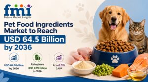 Pet Food Ingredients Market to Reach USD 64.5 Billion by 2036 1 Pet Food Ingredients Market to Reach USD 64.5 Billion by 2036