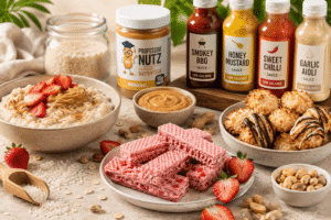 The Ultimate Guide to High Protein Snacks in Australia: Cream of Rice, Professor Peanut, Strawberry Wafers, Coconut Macaroons & Low Calorie Sauces 1 The Ultimate Guide to High Protein Snacks in Australia: Cream of Rice, Professor Peanut, Strawberry Wafers, Coconut Macaroons & Low Calorie Sauces