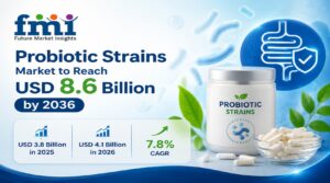 Probiotic strains market reaches USD 4.1 billion in 2026 and is projected to grow at 7.8% CAGR through 2036 10 Probiotic strains market reaches USD 4.1 billion in 2026 and is projected to grow at 7.8% CAGR through 2036
