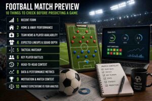Football Match Preview: 10 Things to Check Before Predicting a Game