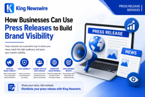 How Businesses Can Use Press Releases to Build Brand Visibility 1 How Businesses Can Use Press Releases to Build Brand Visibility