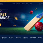 Cricket betting website banner with diamond exchange