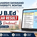 MDU B.Ed Result 2026 Announcement