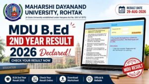 MDU B.Ed 2nd Year Result 2026 Declared | Sardar Patel Education 1 MDU B.Ed 2nd Year Result 2026 Declared | Sardar Patel Education