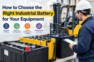 How to Choose the Right Industrial Battery for Your Equipment 1 How to Choose the Right Industrial Battery for Your Equipment