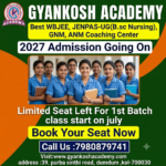 Best JENPAS-UG B.Sc nursing GNM ANM coaching centers in Kolkata