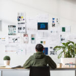 designer at desk