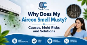 Why Does My Aircon Smell Musty? Causes, Mould Risks and Solutions