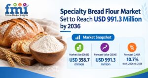 Specialty Bread Flour Market Set to Reach USD 991.3 Million by 2036 1 Specialty Bread Flour Market Set to Reach USD 991.3 Million by 2036