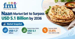 Naan Market Set to Surpass USD 5.1 Billion by 2036 1 Naan Market Set to Surpass USD 5.1 Billion by 2036