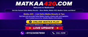 Matka420: A Reliable Platform for Live Results, Charts, and Easy Access