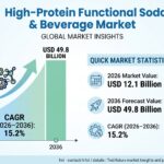 High-Protein Functional Soda & Beverage Market Forecast 2026 – 2036: Global Market to Reach USD 49.8 Billion by 2036 at 15.2% CAGR