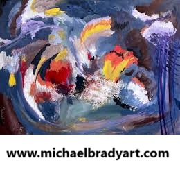 Flowery Abstract large size art