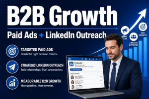 How Paid Advertising and LinkedIn Outreach Can Support B2B Growth 1 How Paid Advertising and LinkedIn Outreach Can Support B2B Growth