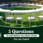 5 Questions to Ask Before You Rent Chairs for an Event