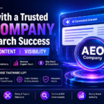 AEO Company Neon AI Search Banner