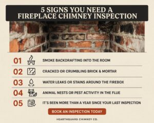 5 Signs You Need a Fireplace Chimney Inspection