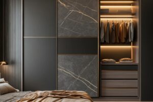 Sliding Modular Wardrobe for Stylish and Space-Saving Bedroom Storage