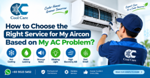 How to Choose the Right Service for My Aircon Based on My AC Problem?