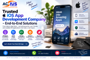 Trusted iOS App Development Company – End-to-End Solutions