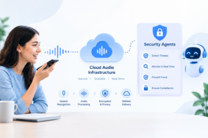 The Quiet Infrastructure Behind Voice AI: Cloud Audio Meets Security Agents