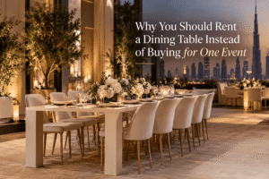 Why You Should Rent a Dining Table Instead of Buying for One Event 1 Why You Should Rent a Dining Table Instead of Buying for One Event