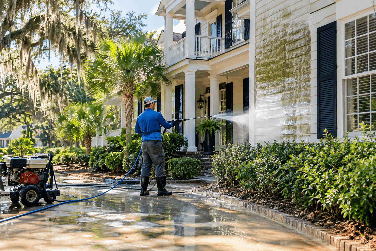 Pressure Washing in Savannah GA