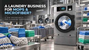 Cleaning Companies Use Hundreds of Mops & Microfiber Cloths—Could You Build a Laundry Business Around Them?