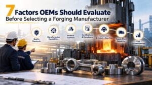 7 Factors OEMs Should Evaluate Before Selecting a Forging Manufacturer 1 7 Factors OEMs Should Evaluate Before Selecting a Forging Manufacturer