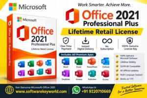 Office 2021 Professional Plus – Lifetime License Key (Retail)
