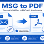 How to Import MSG Files into PDF on Mac?