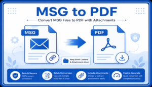 How to Import MSG Files into PDF on Mac?