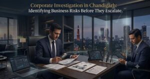 Corporate Investigation in Chandigarh: Identifying Business Risks Before They Escalate 1 Corporate Investigation in Chandigarh: Identifying Business Risks Before They Escalate