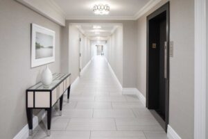 Breaking the Long, Empty Tunnel Effect in Residential Corridors