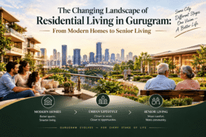 The Changing Landscape of Residential Living in Gurugram: From Modern Homes to Senior Living 1 The Changing Landscape of Residential Living in Gurugram: From Modern Homes to Senior Living