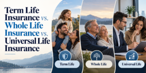 Term Life Insurance vs. Whole Life Insurance vs. Universal Life Insurance 1 Term Life Insurance vs. Whole Life Insurance vs. Universal Life Insurance